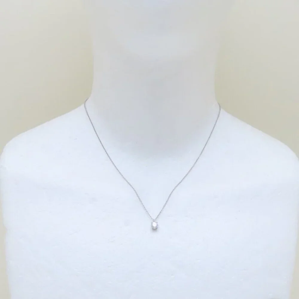 TIFFANY Authentic Silver Diamond Necklace - Picture 2 of 9